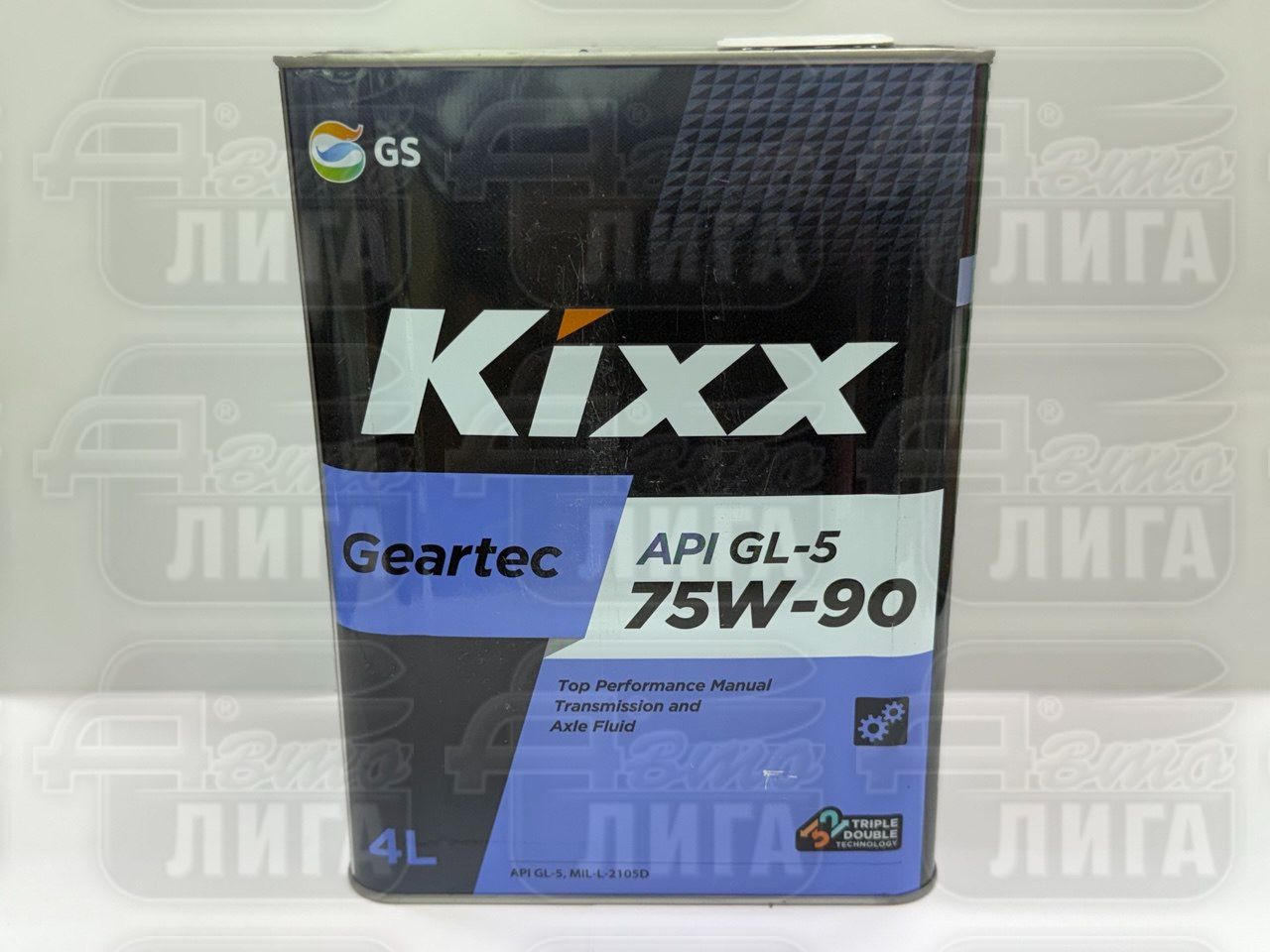 Масло трансмиссионное Kixx Geartec 75W90 GL-5 4л