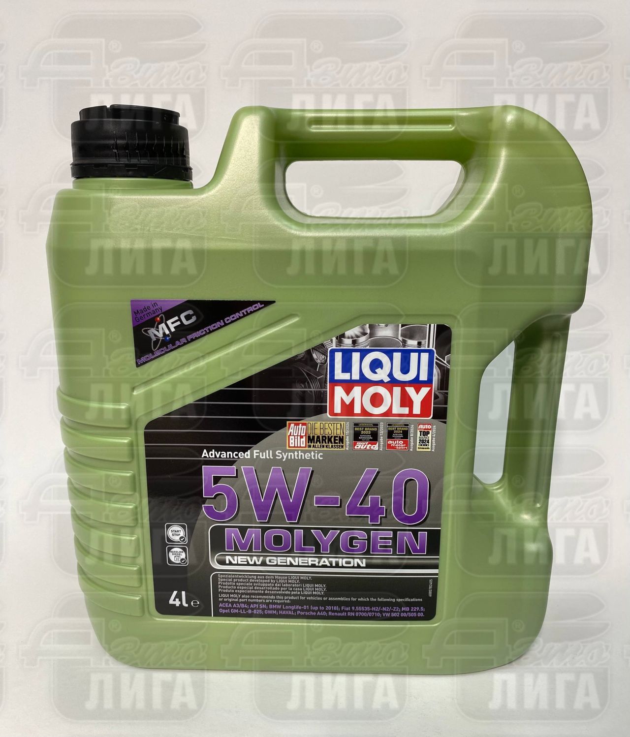 Масло моторное Liqui Moly Molygen New Generation 5W-40 4л 9054