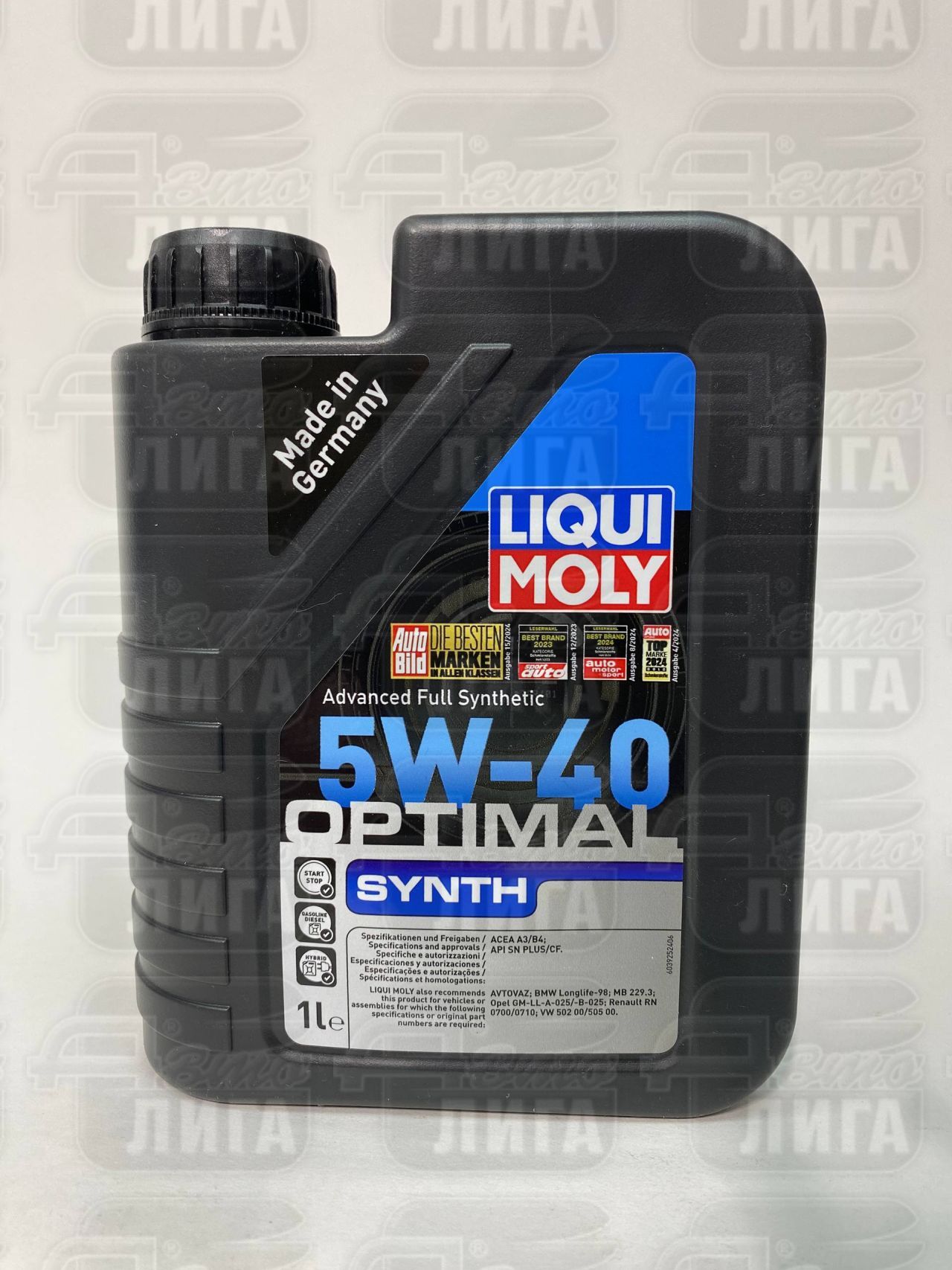 Масло моторное Liqui Moly Optimal HT Synth 5W-40 1л 3925