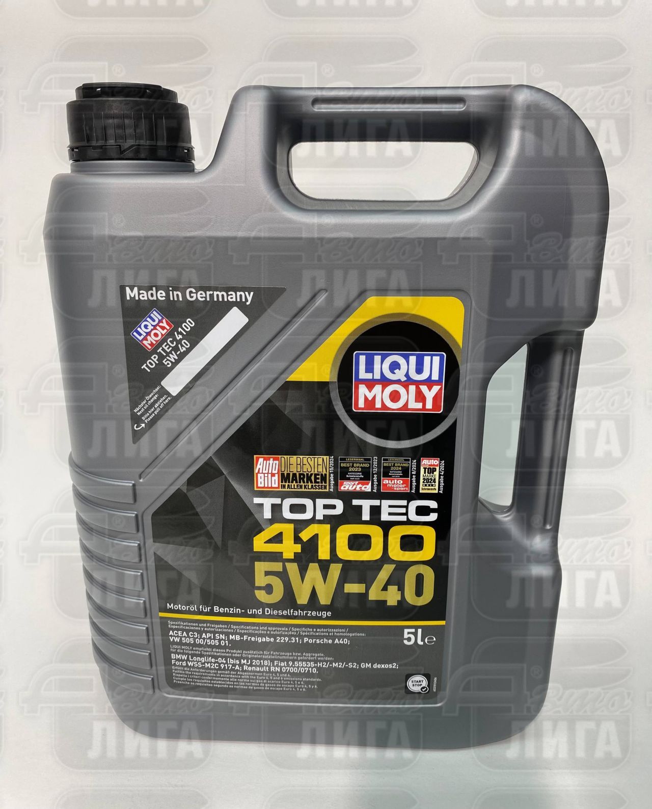 Масло моторное Liqui Moly Top Tec 4100 5W-40 5л 7501/3701