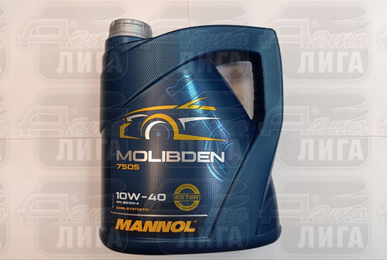 Масло моторное Mannol Molibden Benzin 10W-40 4л. 1121