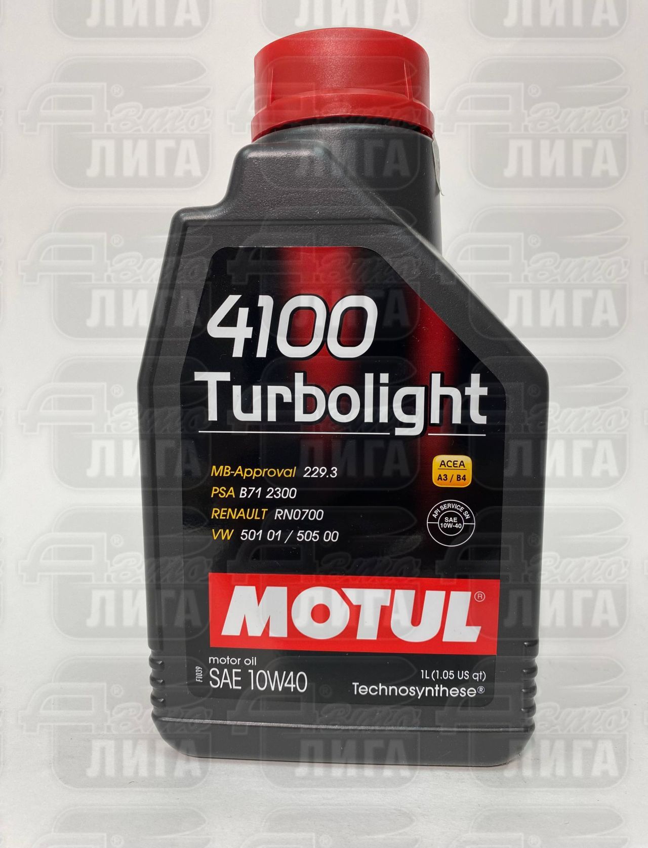 Масло моторное Motul 4100 Turbolight 10W-40 1л. 108644