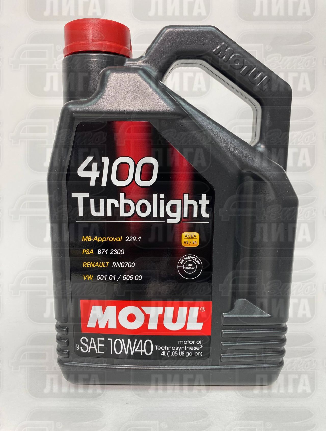 Масло моторное Motul 4100 Turbolight 10W-40 4л. 109462