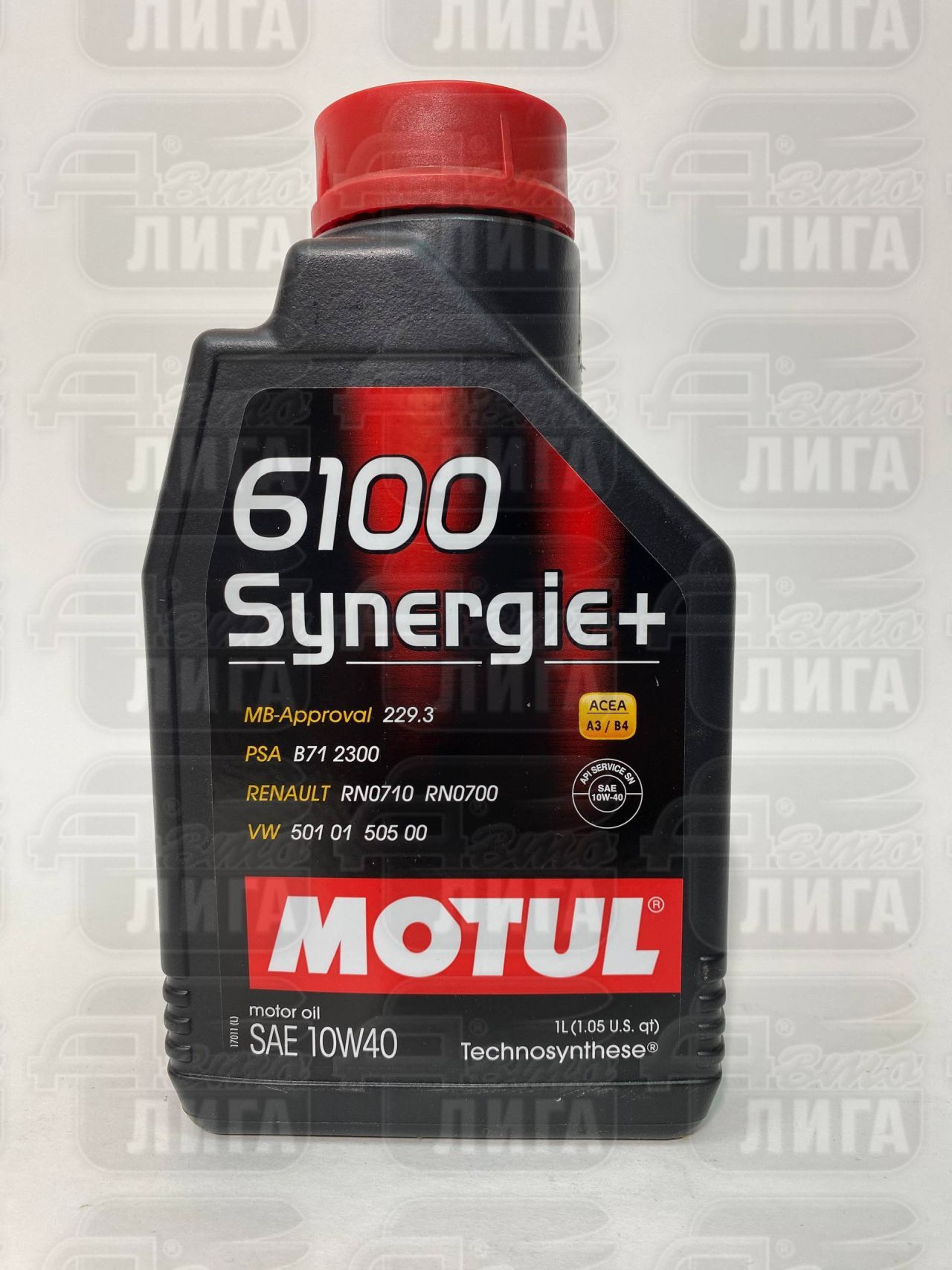 Масло моторное Motul 6100 Synergie+ 10W-40 1л. 108646