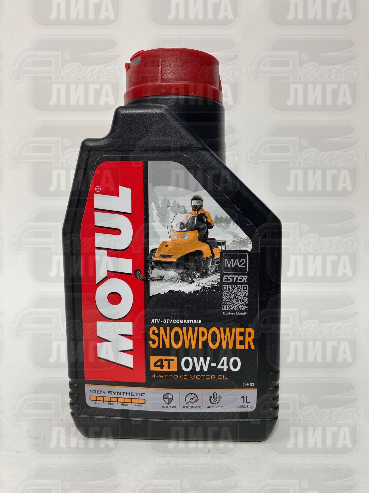 Масло моторное Motul Snowpower 4T 0W-40 1л,  