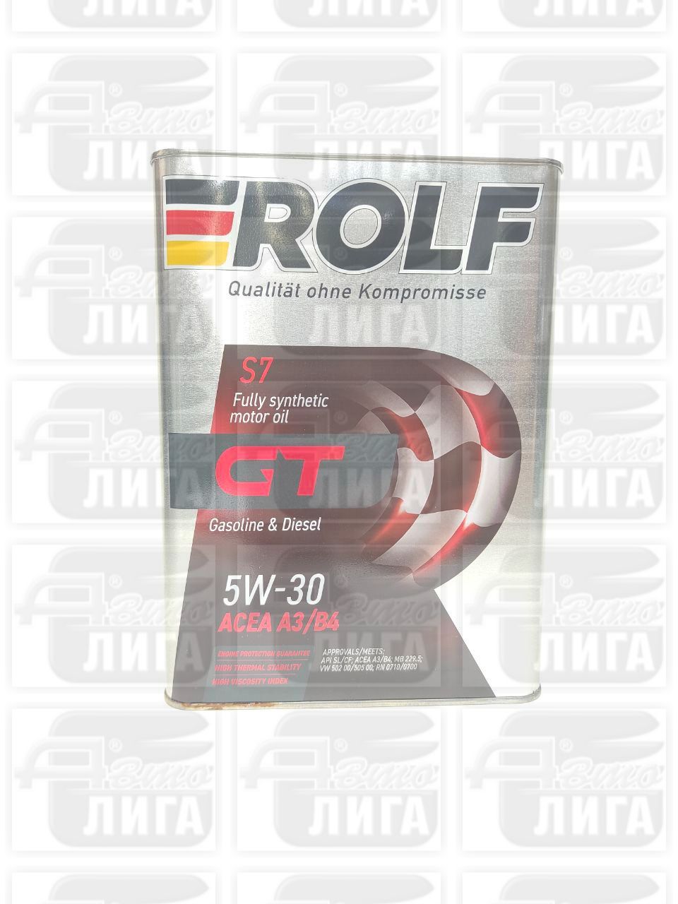 Масло моторное Rolf GT A3/B4 5W-30 4л 322620