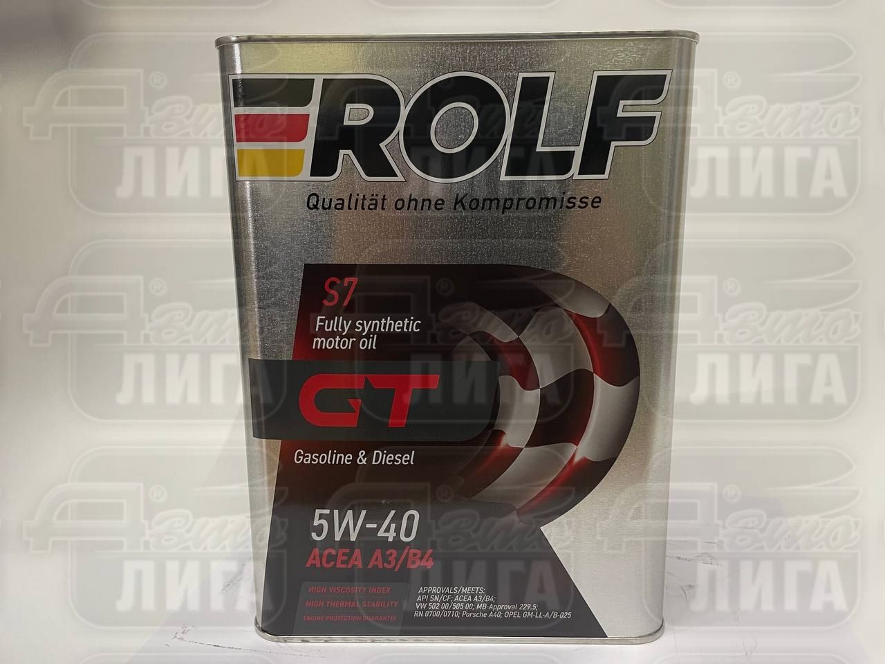 Масло моторное Rolf GT SN/CF 5W-40 4л 322229