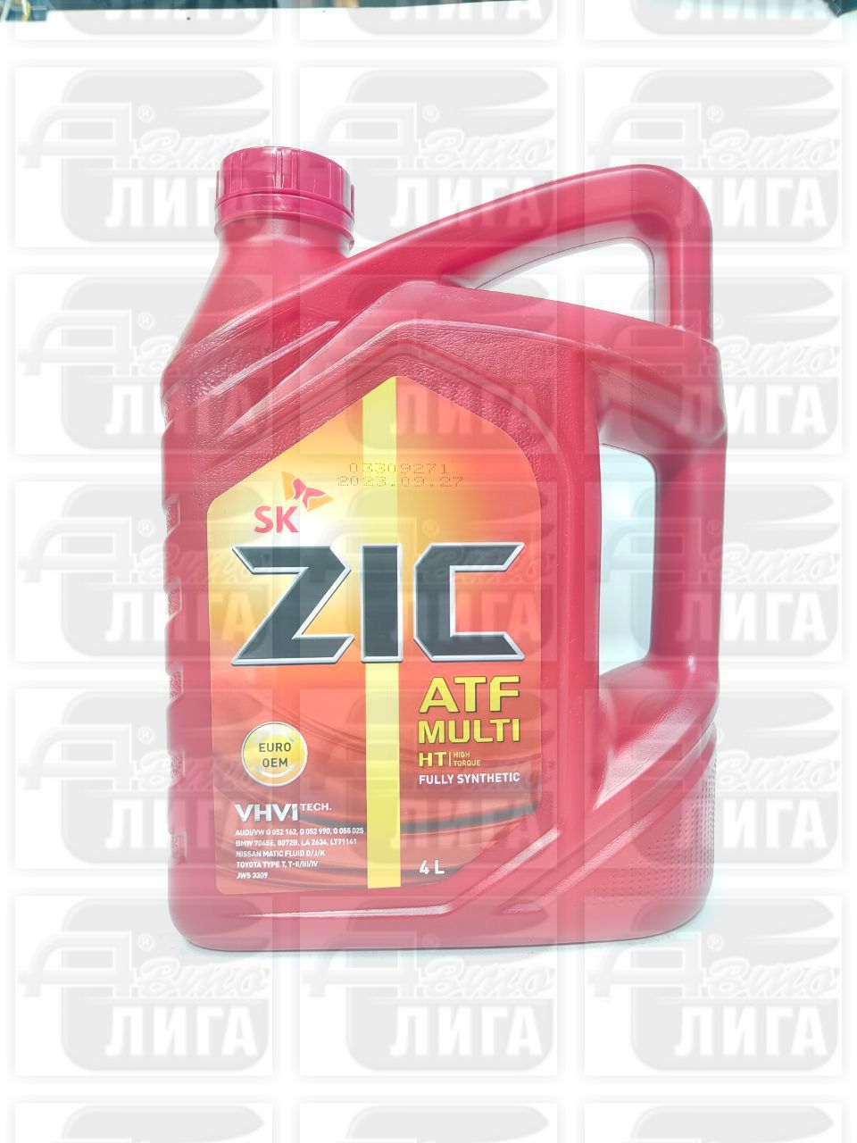 Масло трансмиссионное Zic ATF HT 4л