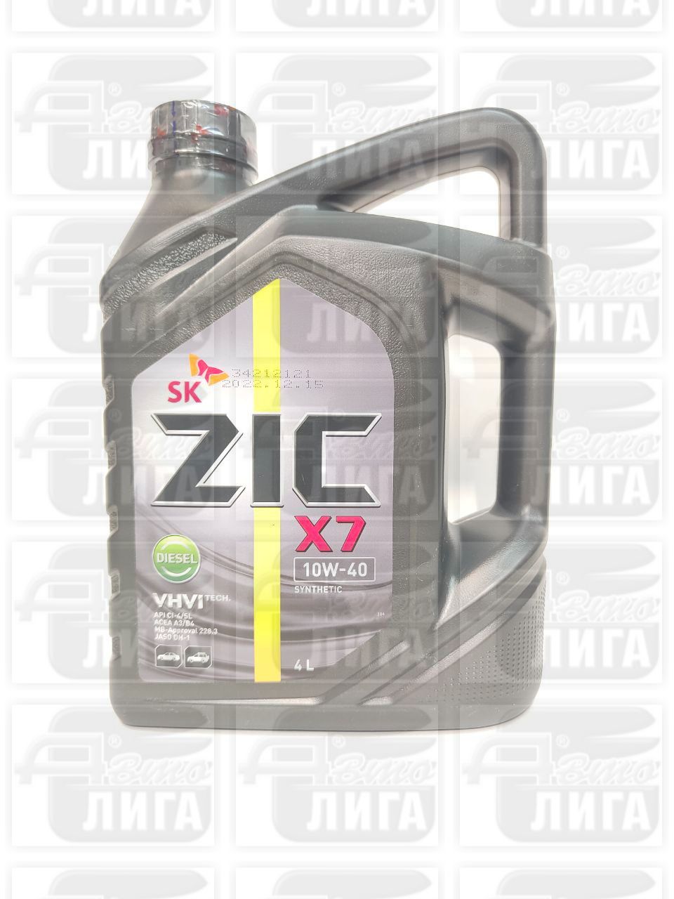 Масло моторное Zic X7 Diesel 10W-40 4л 162607