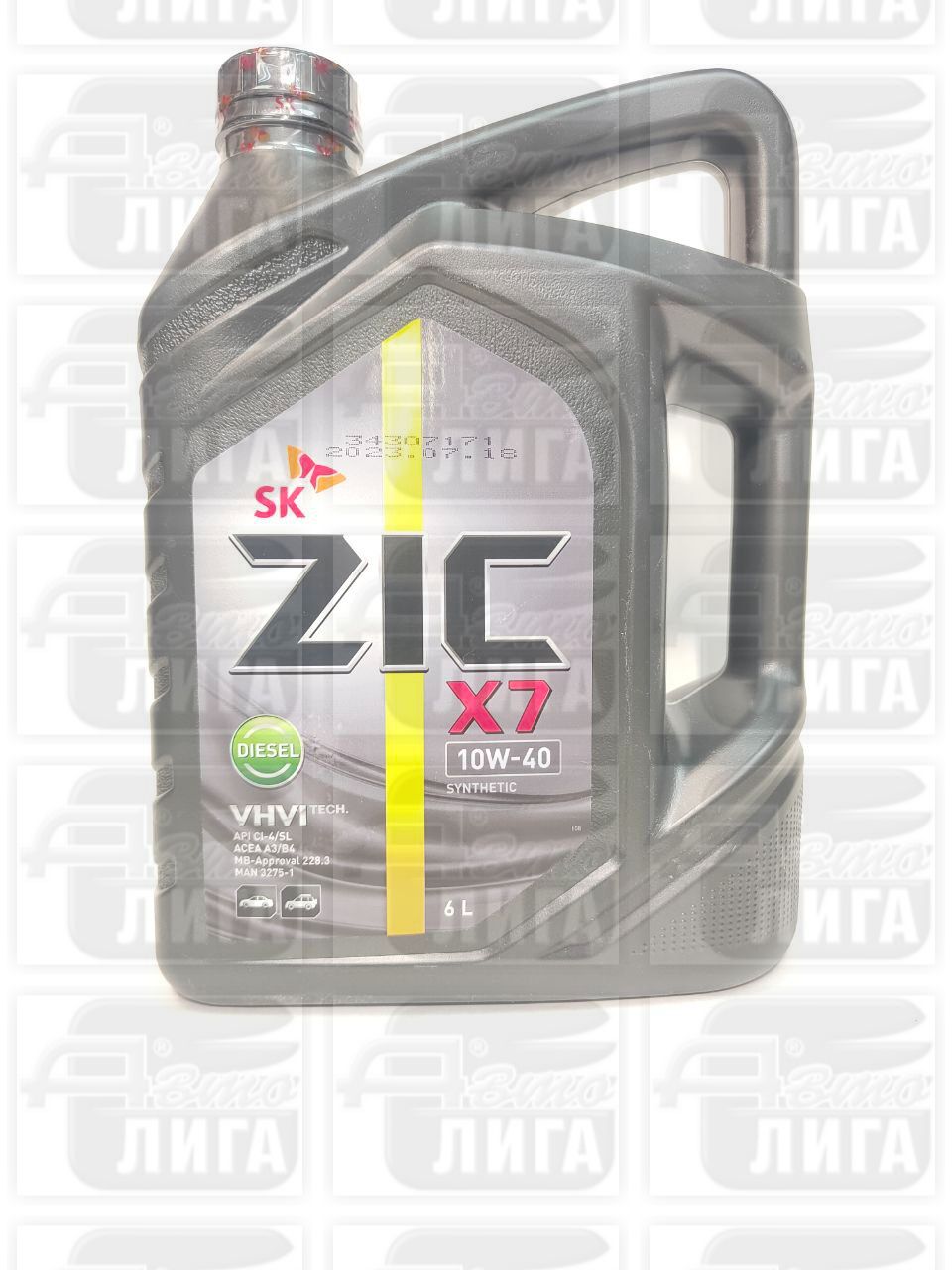 Масло моторное Zic X7 Diesel 10W-40 6л 172607
