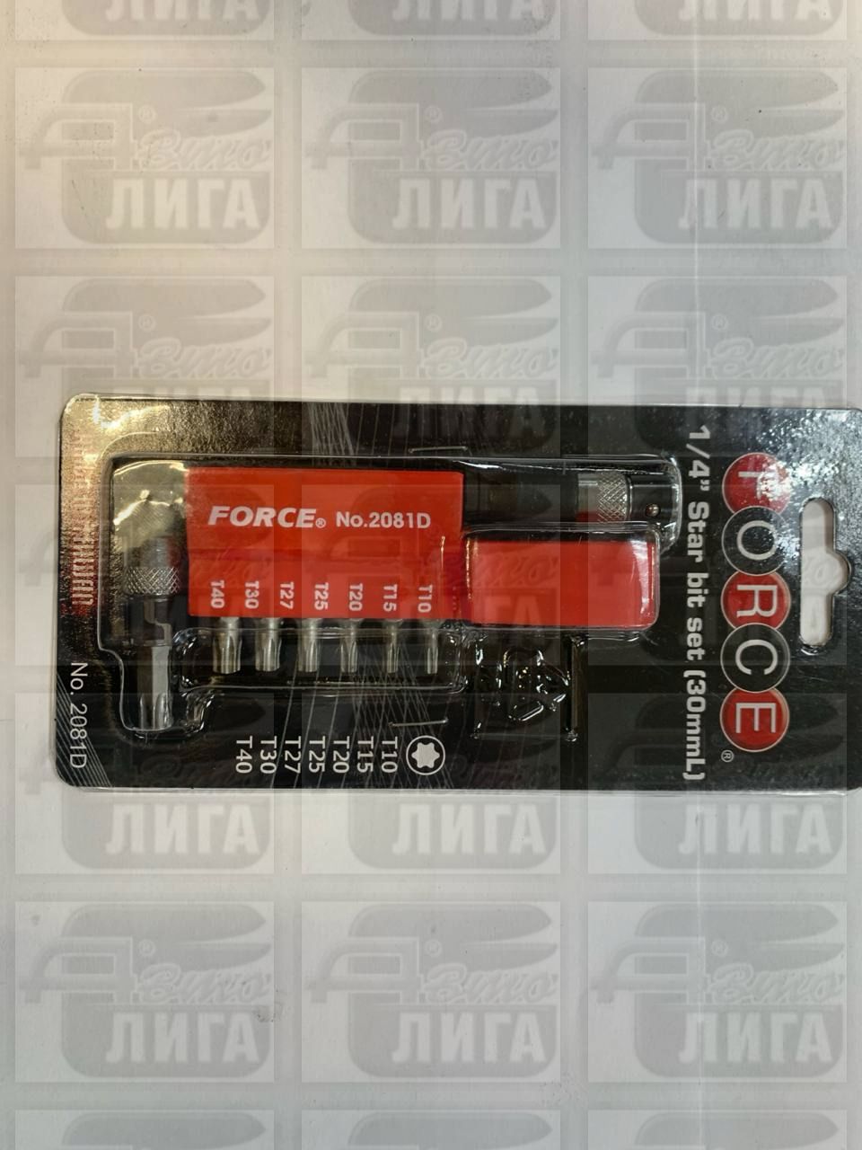 набор вставок 1/4д. F2081D