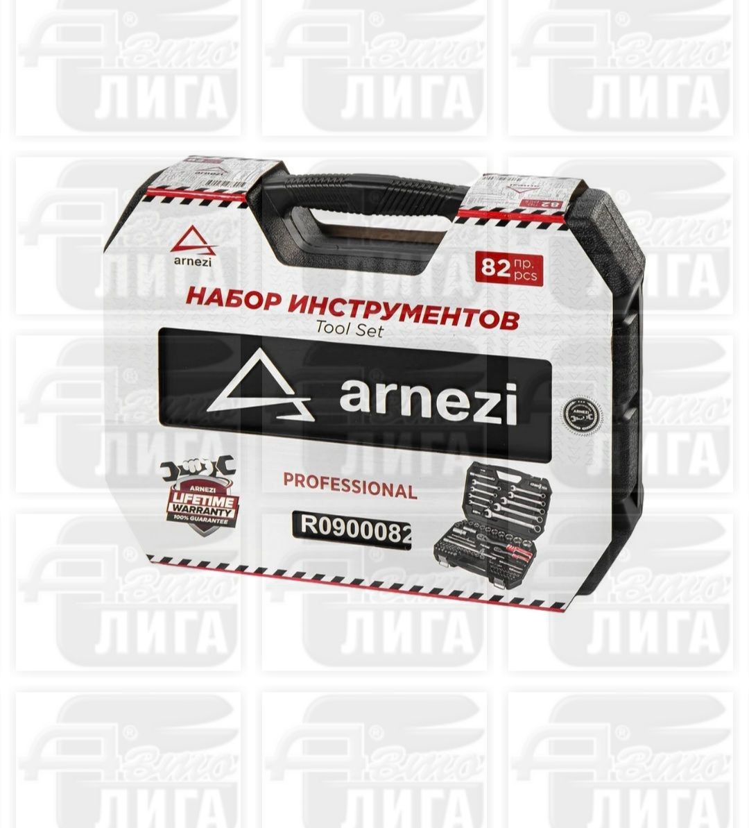 Набор инструментов 82 пр. 1/4"DR, 1/2"DR ARNEZI R0900082