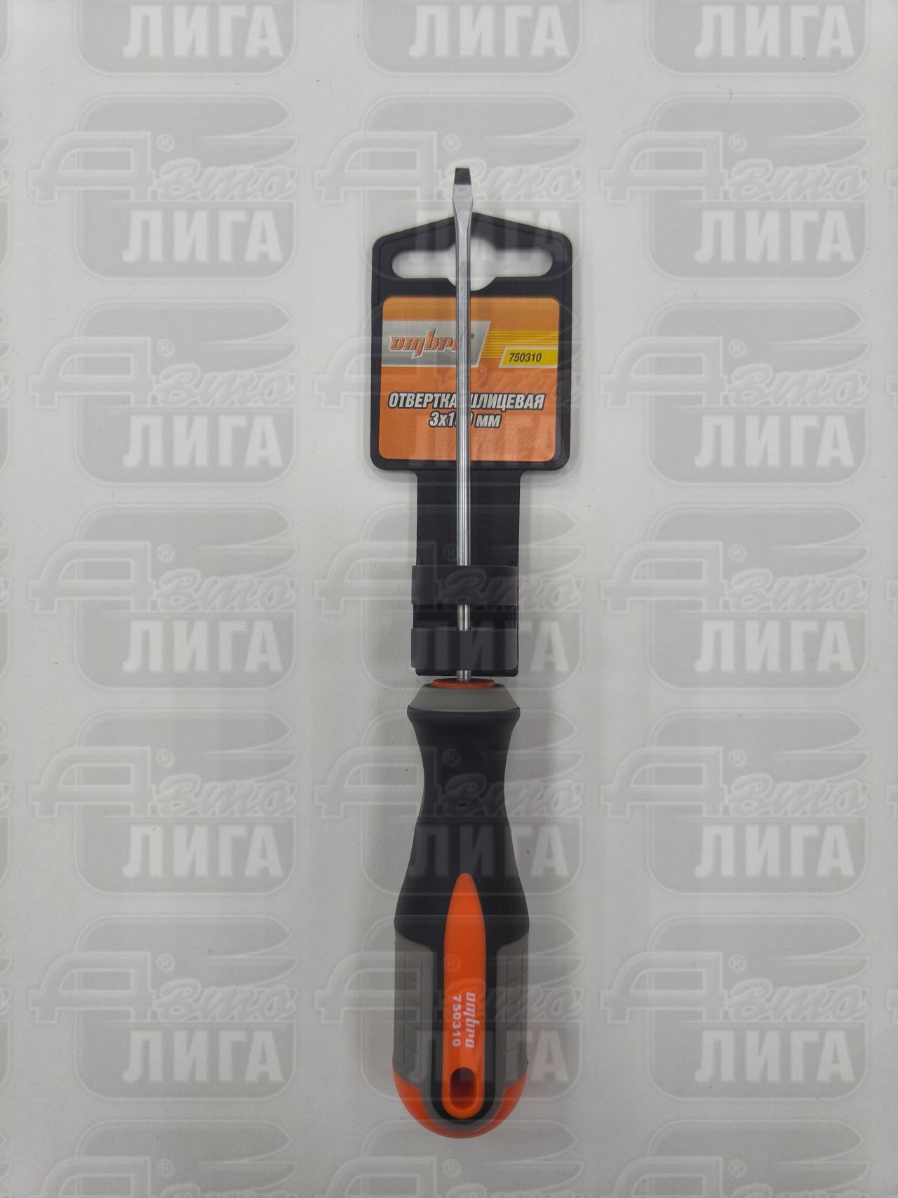 Шлицевая отвертка SL3х100 мм Ombra 750310