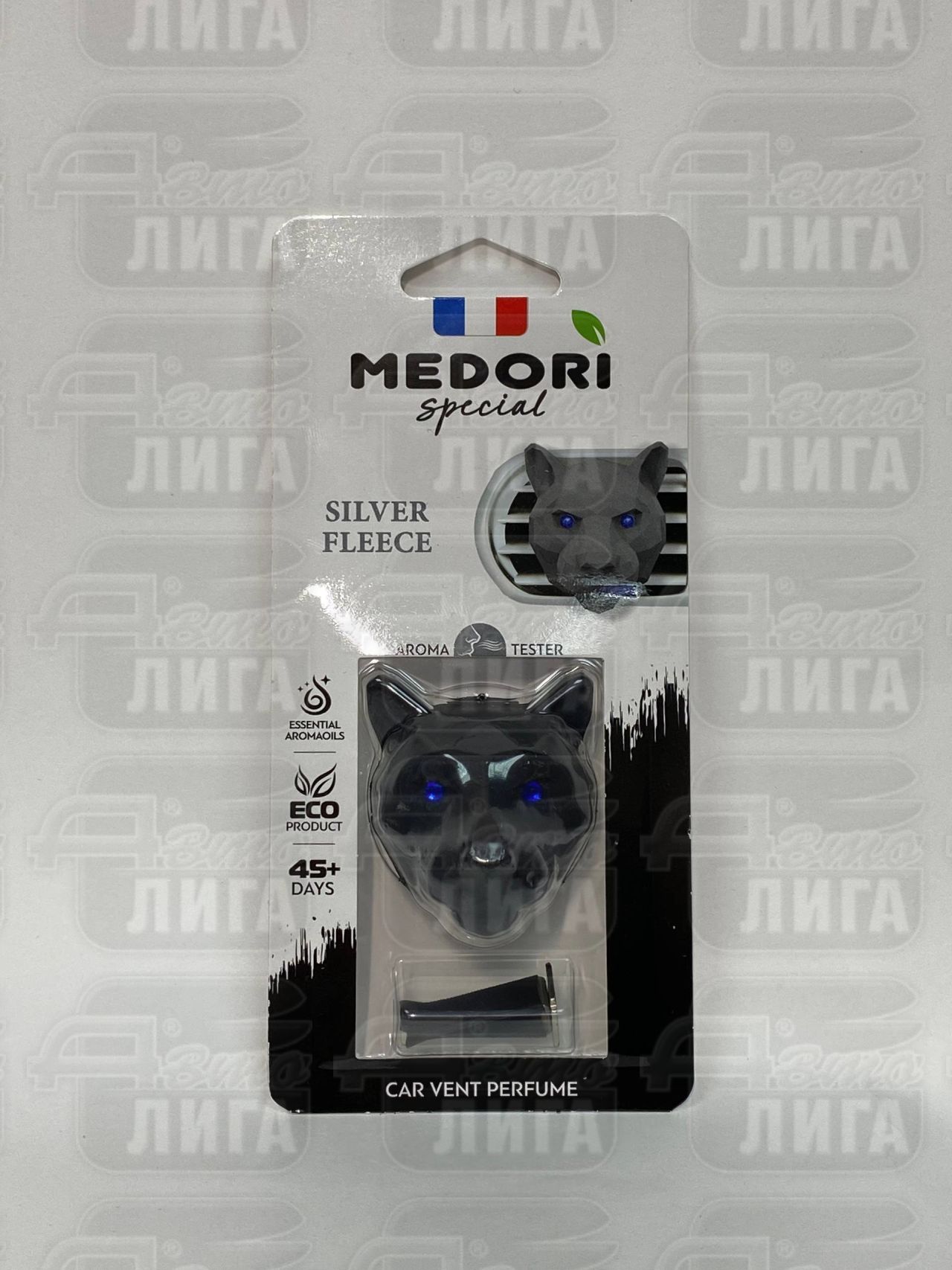 Ароматизатор TC-2037 Medori 3D Silver Fleece дефлектор