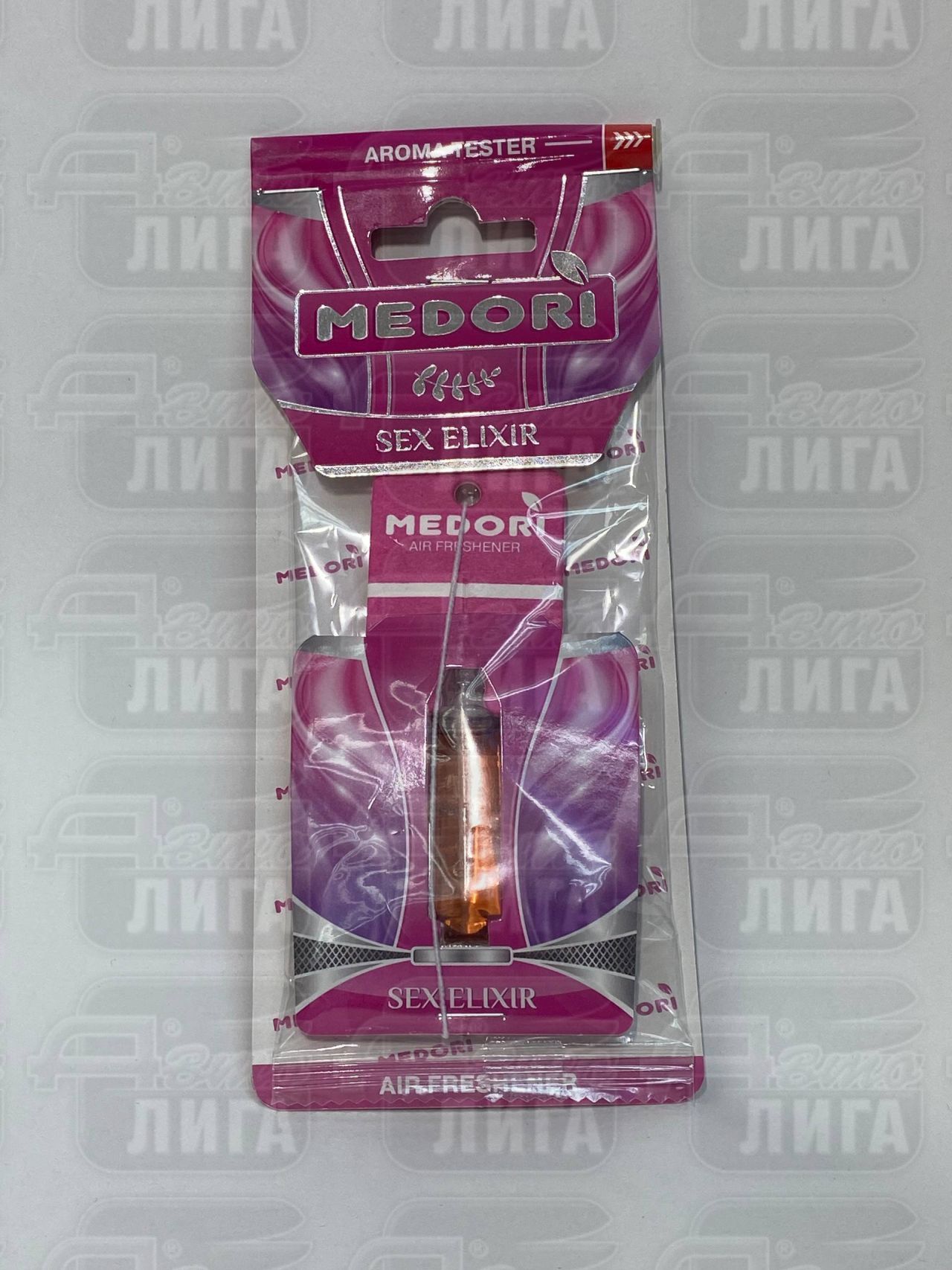 Ароматизатор подвесной MEDORI с ароматом "Sex elixir" для дома, офиса, автомобиля капсула 5мл
