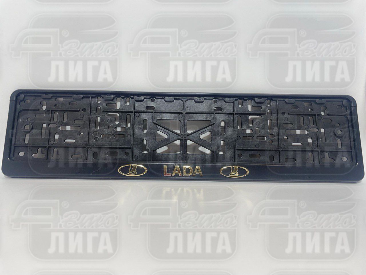 Рамка под номер Lada золото