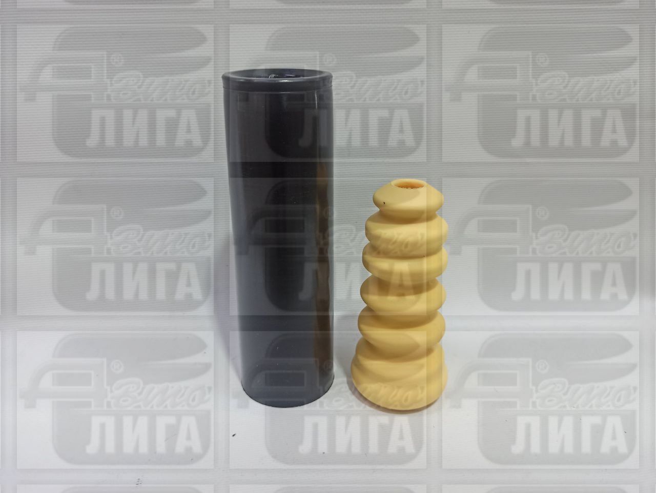 Буфер хода сжатия задней подвески с защитным кожухом в сборе ВАЗ Веста ЕС. Кожух+отбойник задний Lada Vesta.