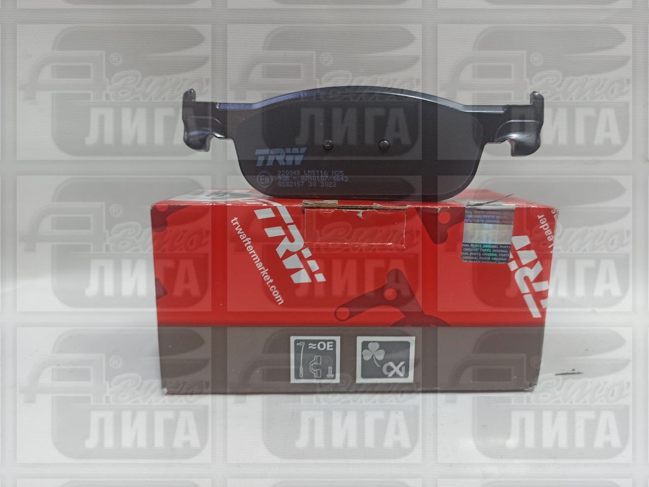 колодки торм.пер.TRW