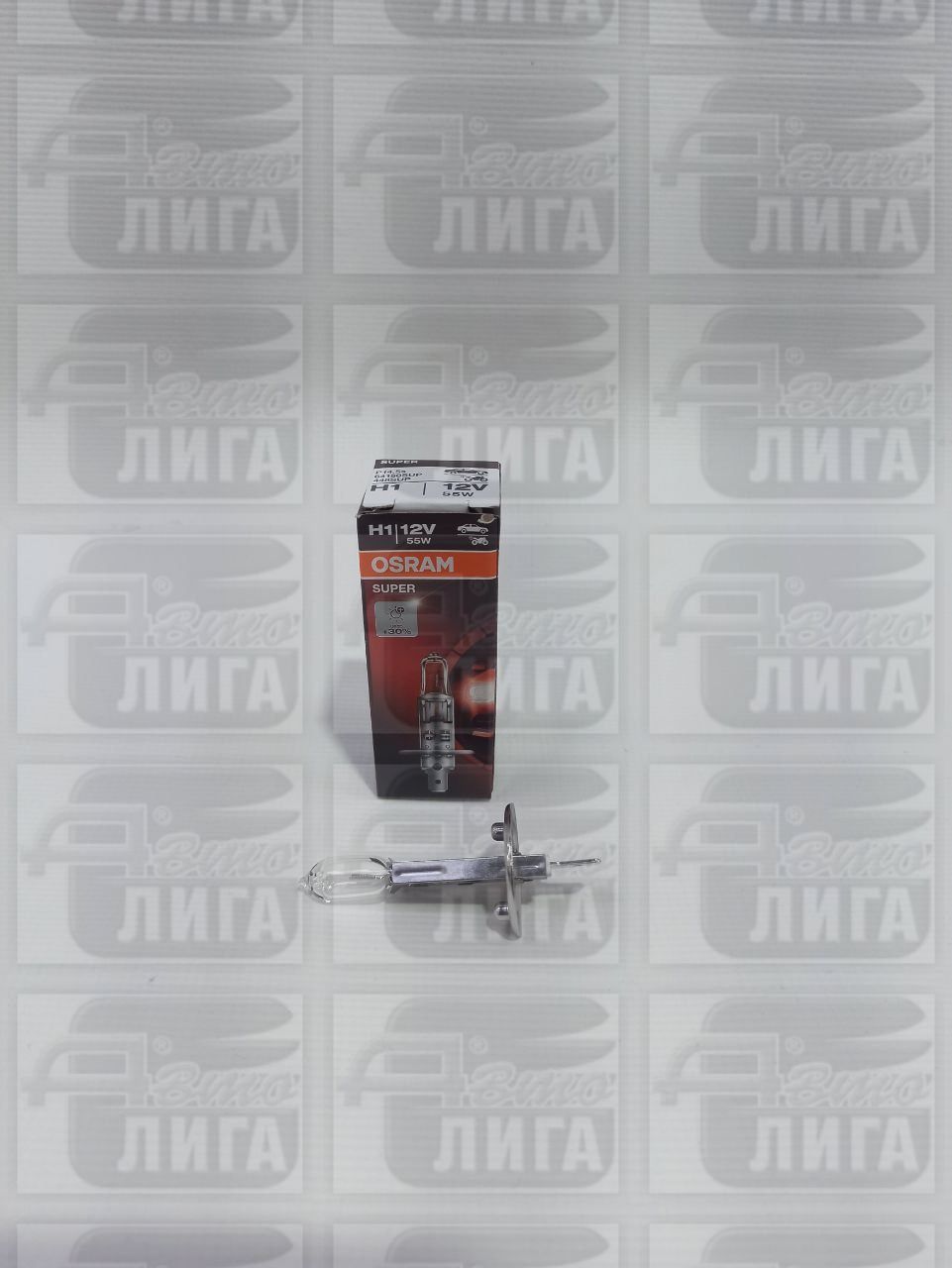 Лампа H1 55w+30% "OSRAM" Германия.