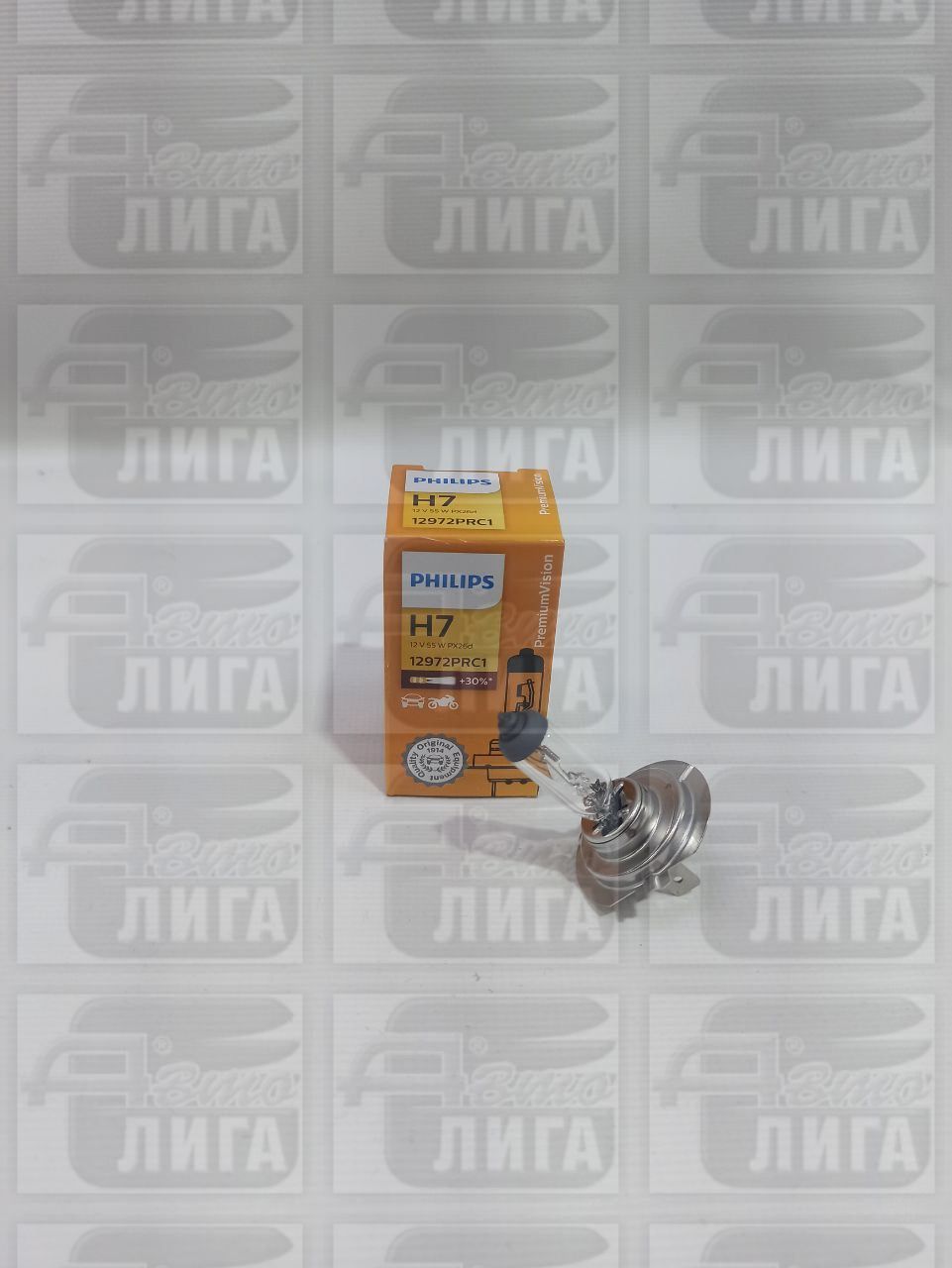лампа H7 55w+30% ориг