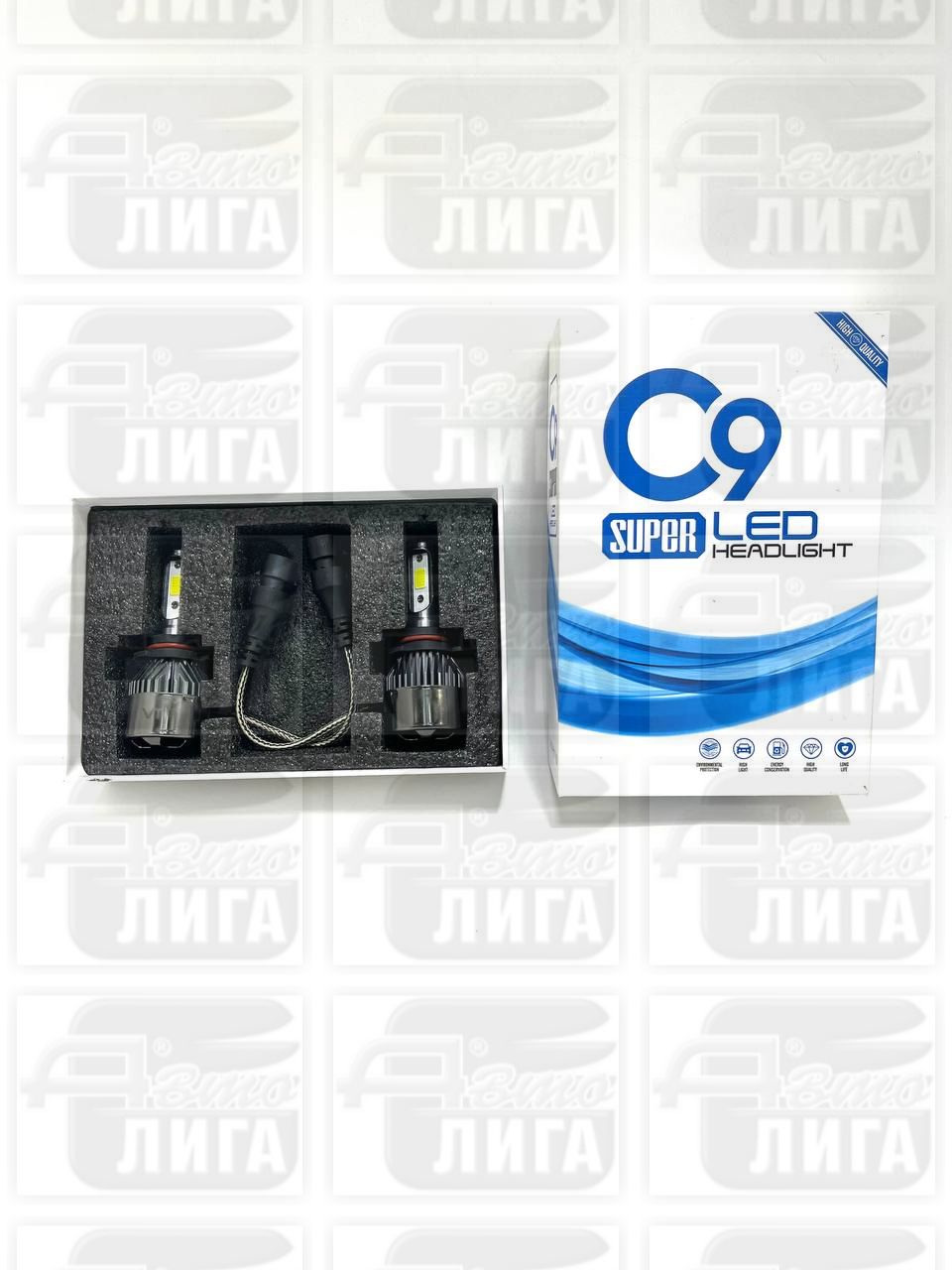 Лампы светодиодные НВ4 LED Headlight С9 "Китай"