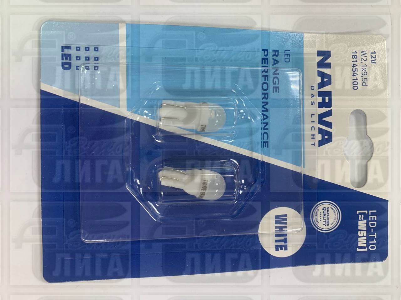 Лампы светодиодные W5W NARVA 6000K "Китай"