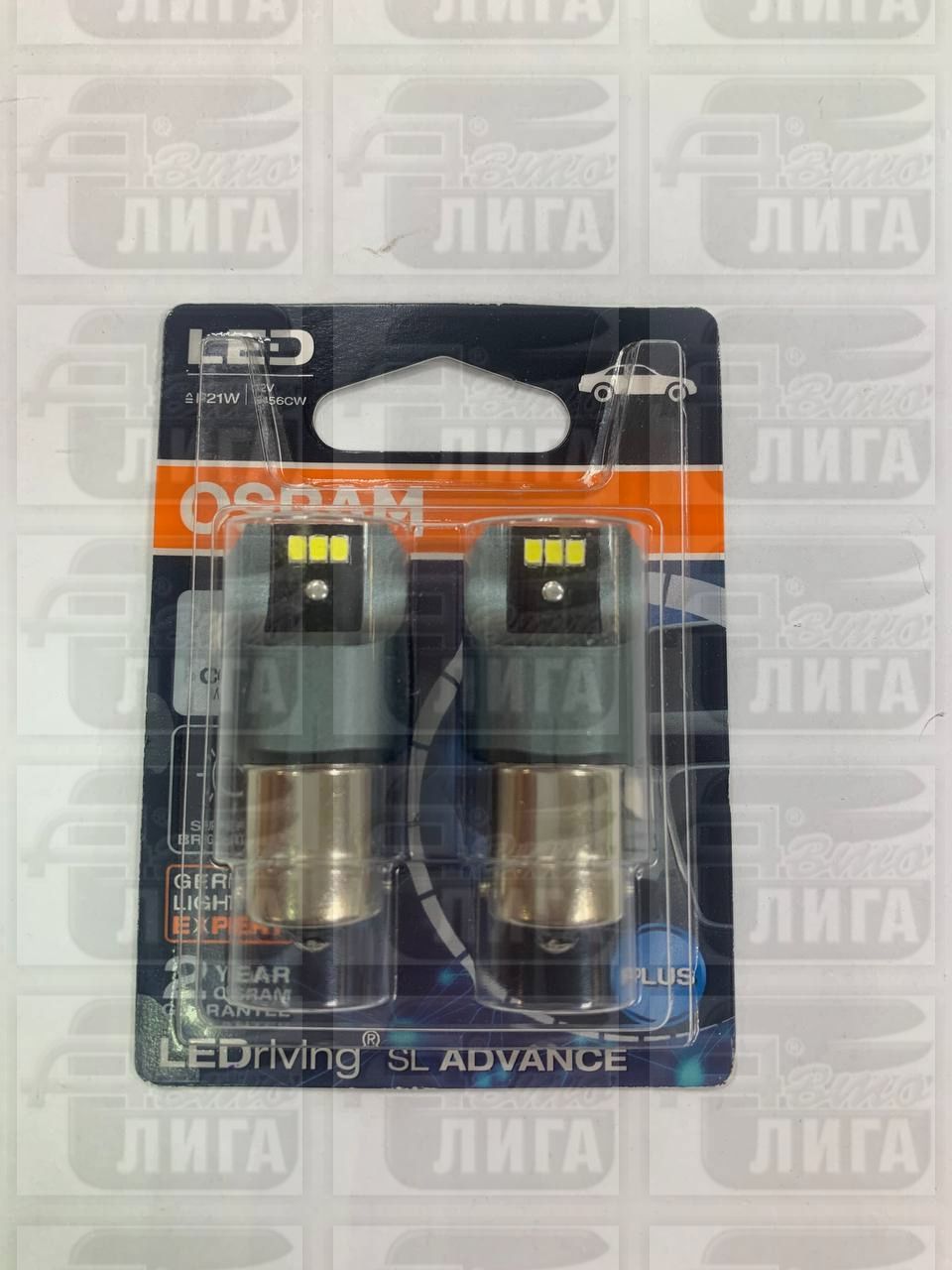 Светодиодные лампы P21W OSRAM LEDRIVING 7506DWP-02B "Китай"