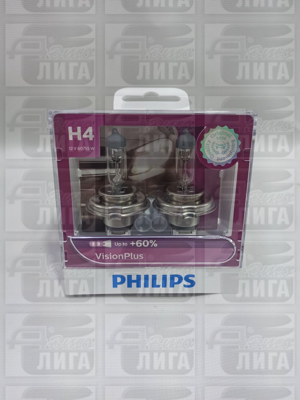 лампы H4 60/55w+60(43) PHILIPS