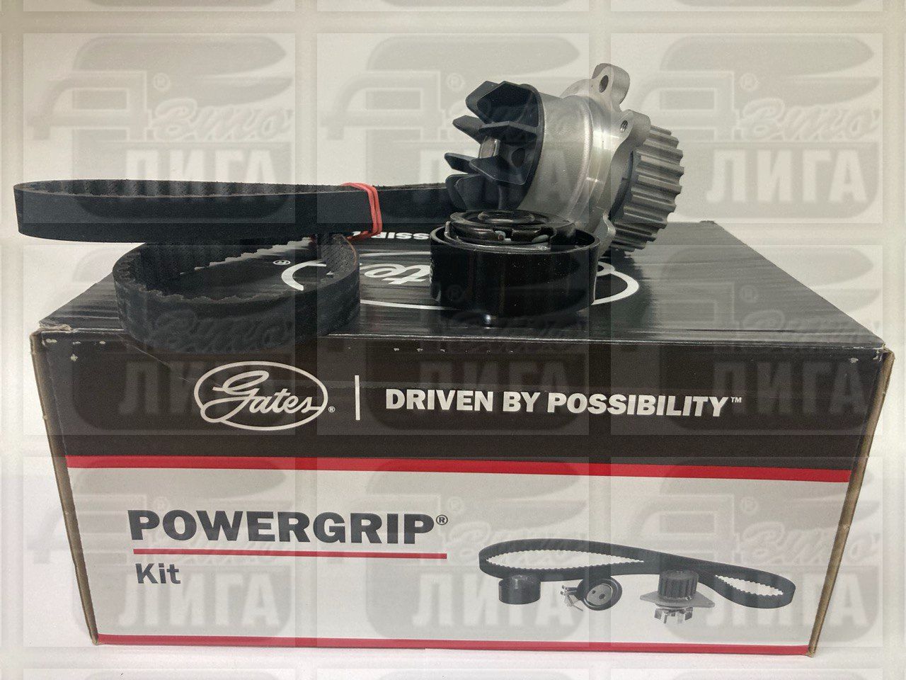 Набор ремень ГРМ + ролики ВАЗ 2170 (21126) Приора "GATES" ЕС. +насос водяной системы охлаждения  2170