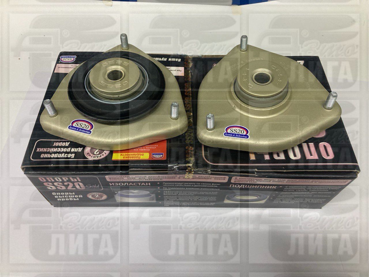 Опора стойки ВАЗ 2170 Приора с подшипником "SS-20" г.Самара (комплект 2 шт).