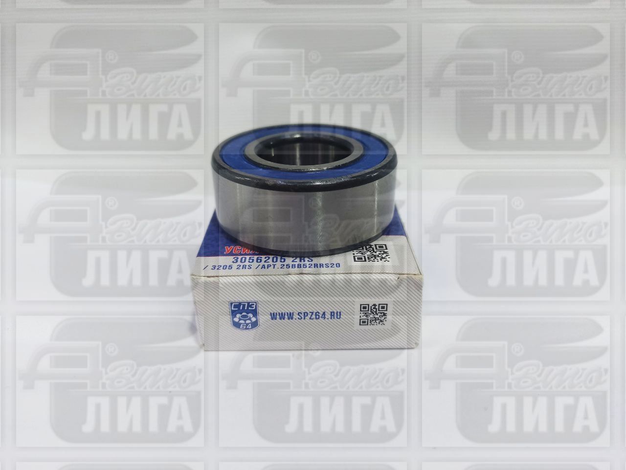 Подшипник 3205 (3056205) 21214-1802208 вала раздаточной коробки ВАЗ Нива двухрядный НОВОГО образца Россия. Подшипник 3205 задней