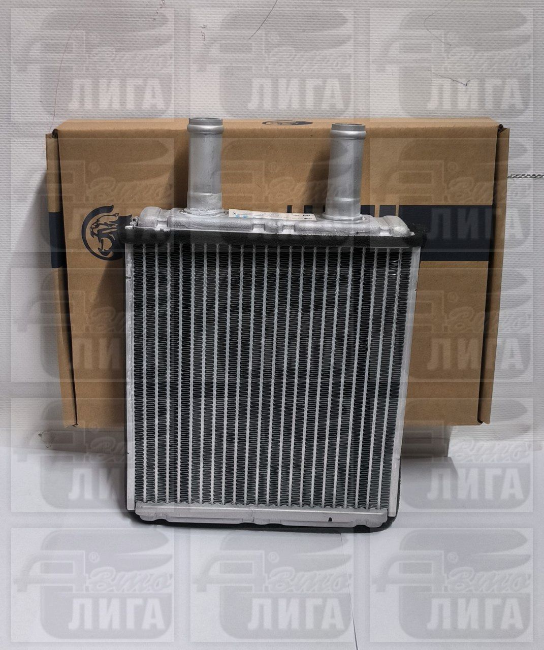 Радиатор отопителя ВАЗ 2170 Приора с кондиционером "HALLA". Радиатор печки.