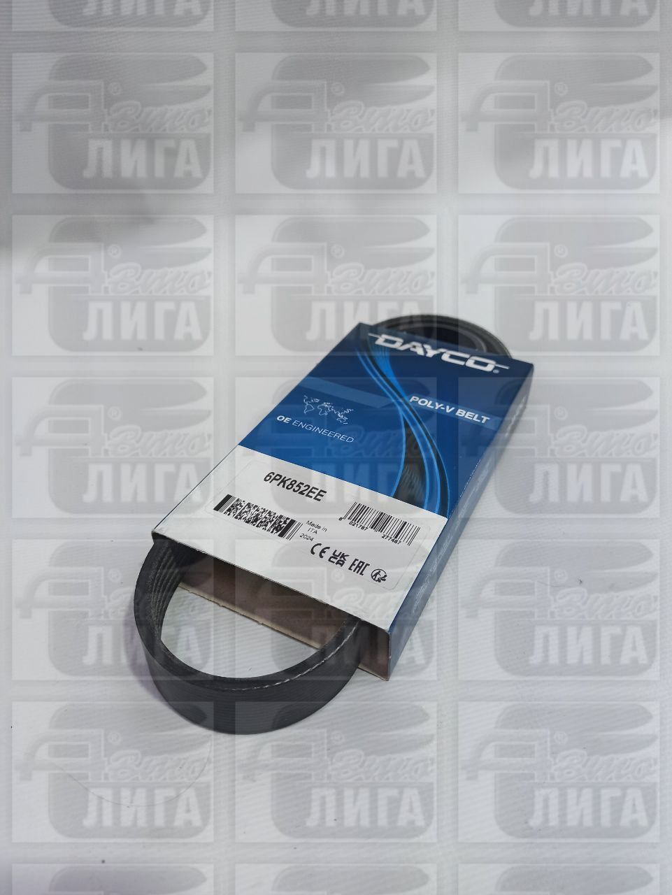 Ремень генератора ВАЗ 2190 Гранта 6PK825EE "DAYCO ELASTIC".