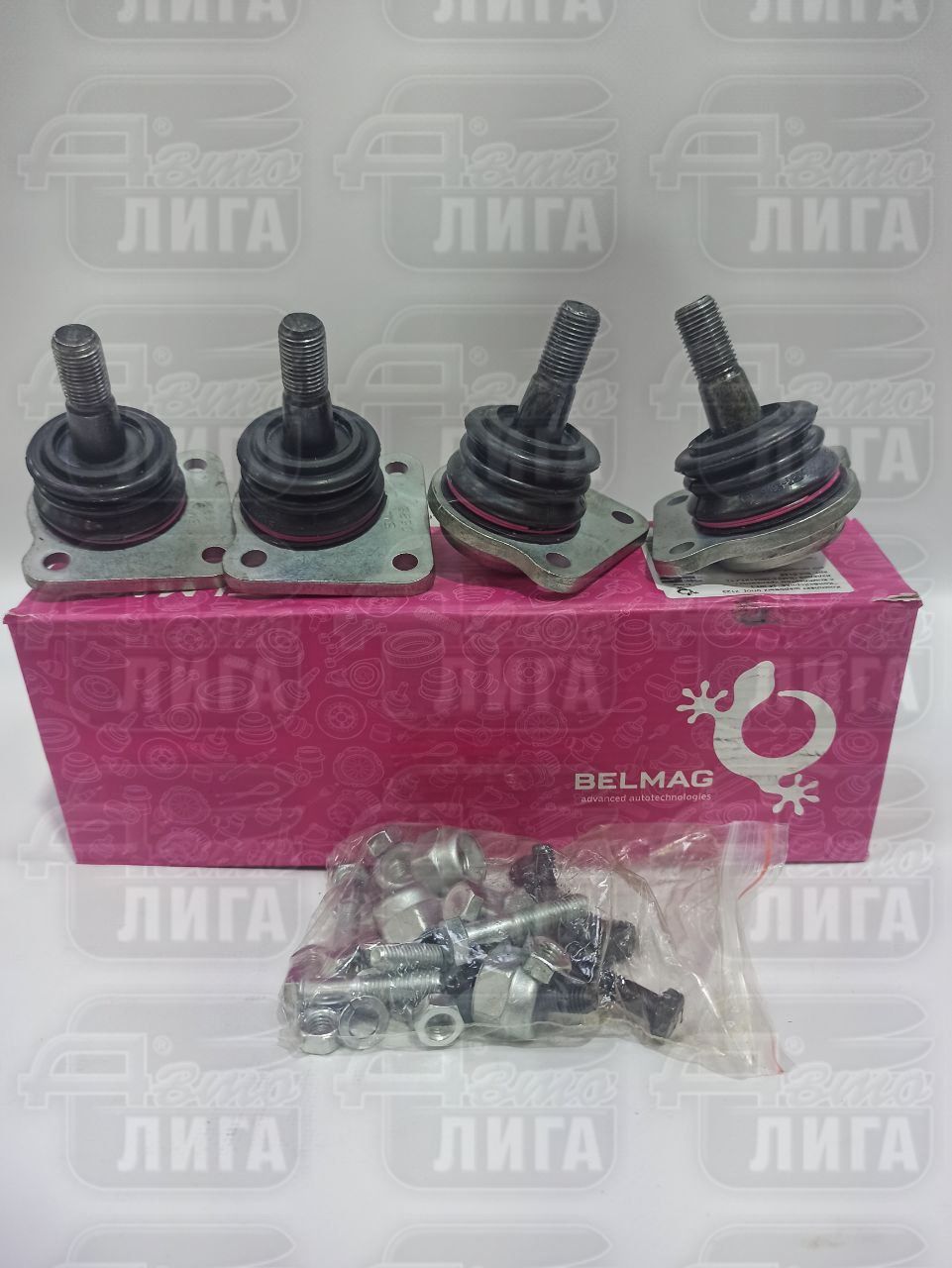 Шаровая опора ВАЗ 2123 (комплект 4 шт.) "Конвейер БелМаг" г.Магнитогорск. Комплект шаровых опор.