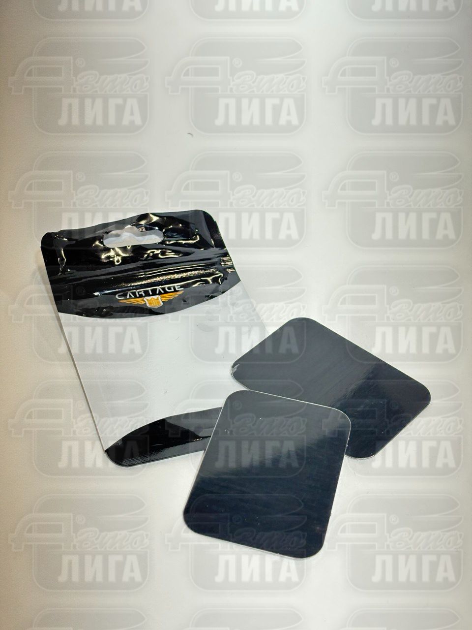 Пластина для магнитных держателей, 4.5×6.5 см, самоклеящаяся, черная 6991020