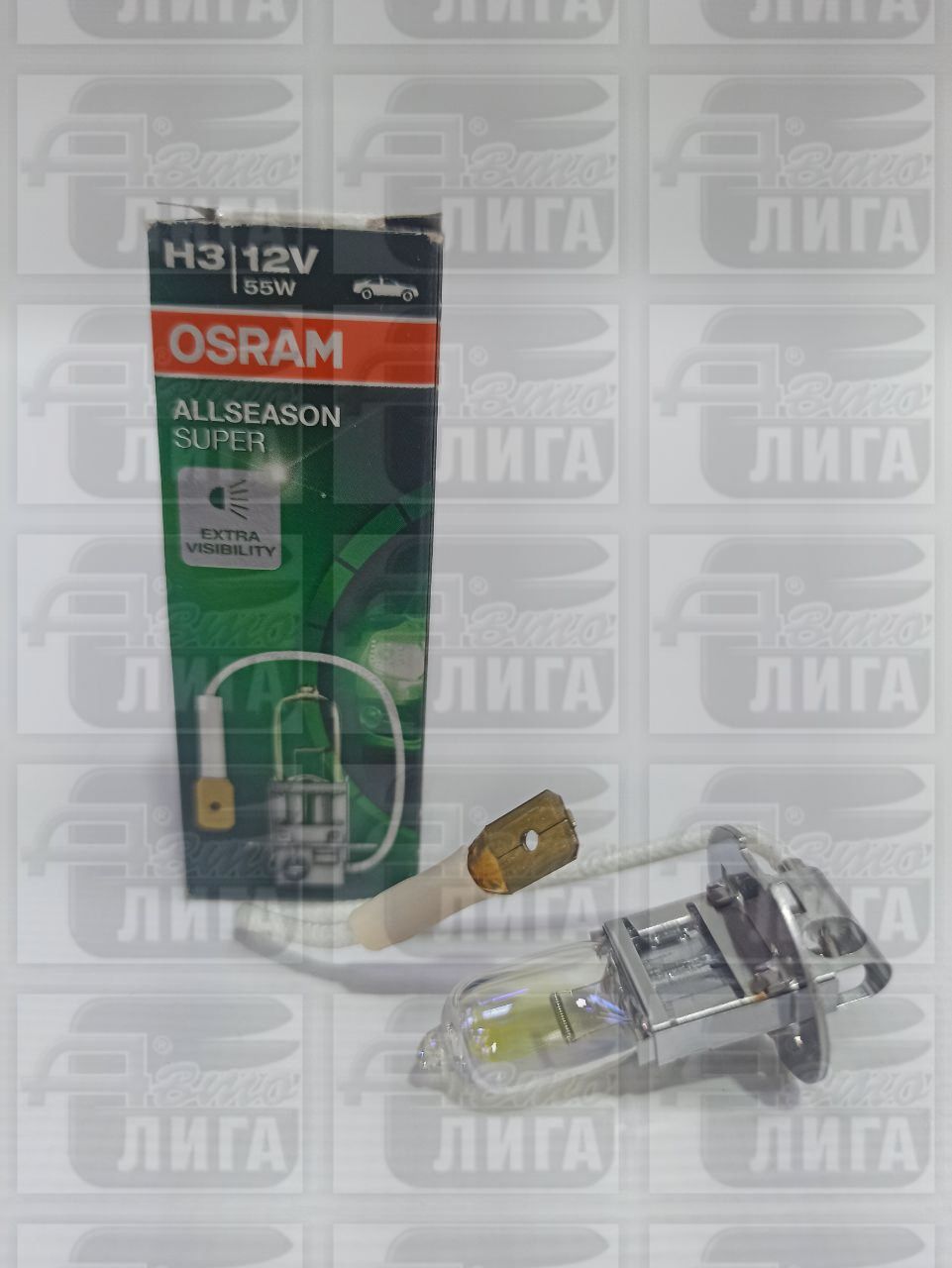 Лампа H3 55w "OSRAM" ALLSEASON OFFROAD Германия.