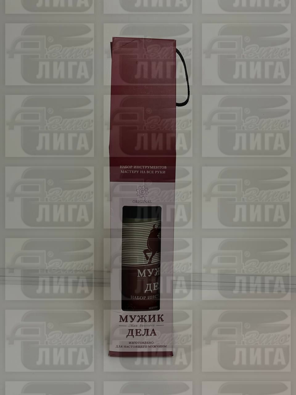 Набор инструментов в формовой бутылке "Мужик дела", 22 предмета