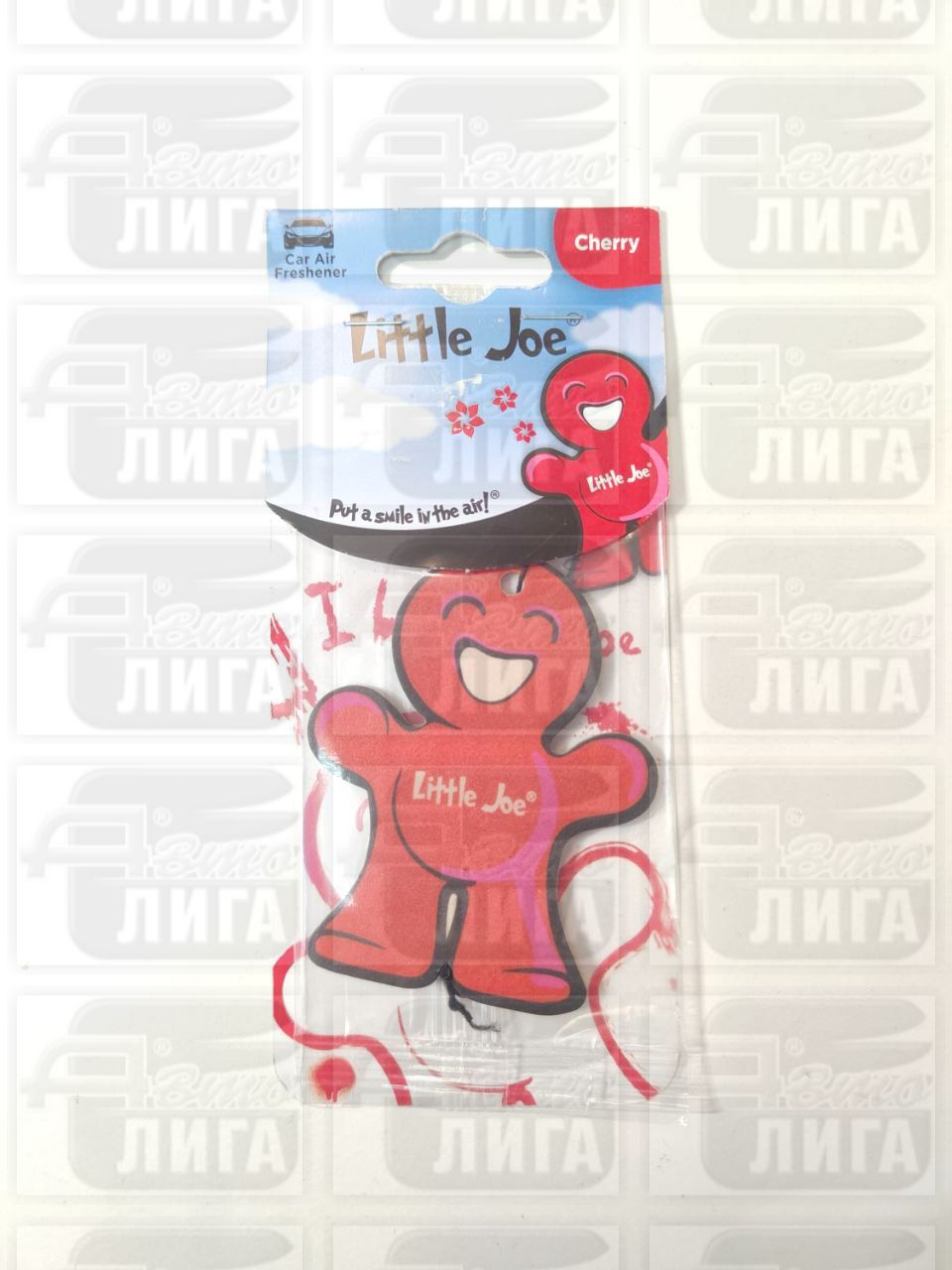 Ароматизатор бумажный подвесной человечек Little Joe Paper Cherry, Вишня