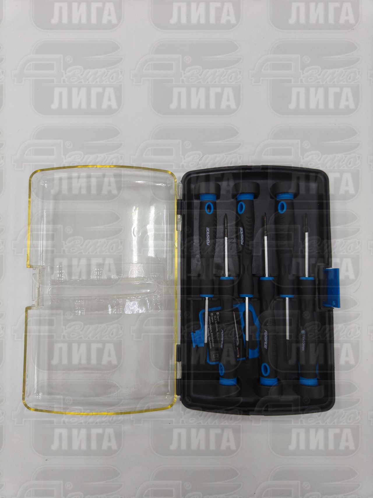 Набор ювелирных отверток Forsage 6 предметов, в пластиковом держателе F-2066