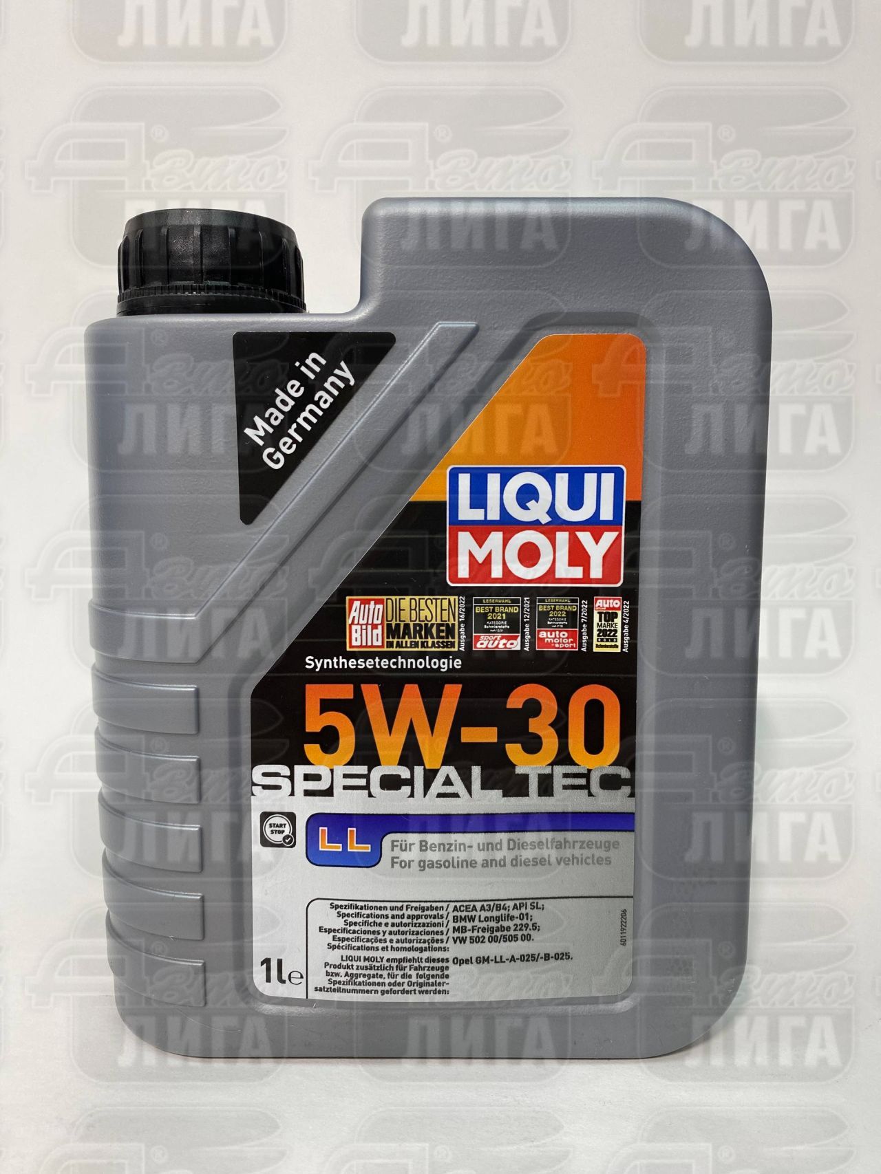 Масло моторное Liqui Moly Special Tec LL 5W-30 1л 1192/8054