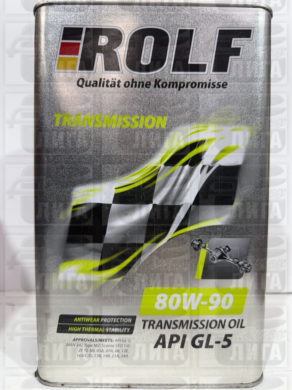 Масло трансмиссионное ROLF TRANSMISSION SAE 80W-90 API GL-5 4л