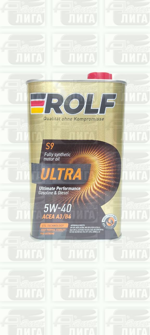 Масло моторное Rolf Ultra S9 A3/B4 5W-40 1л