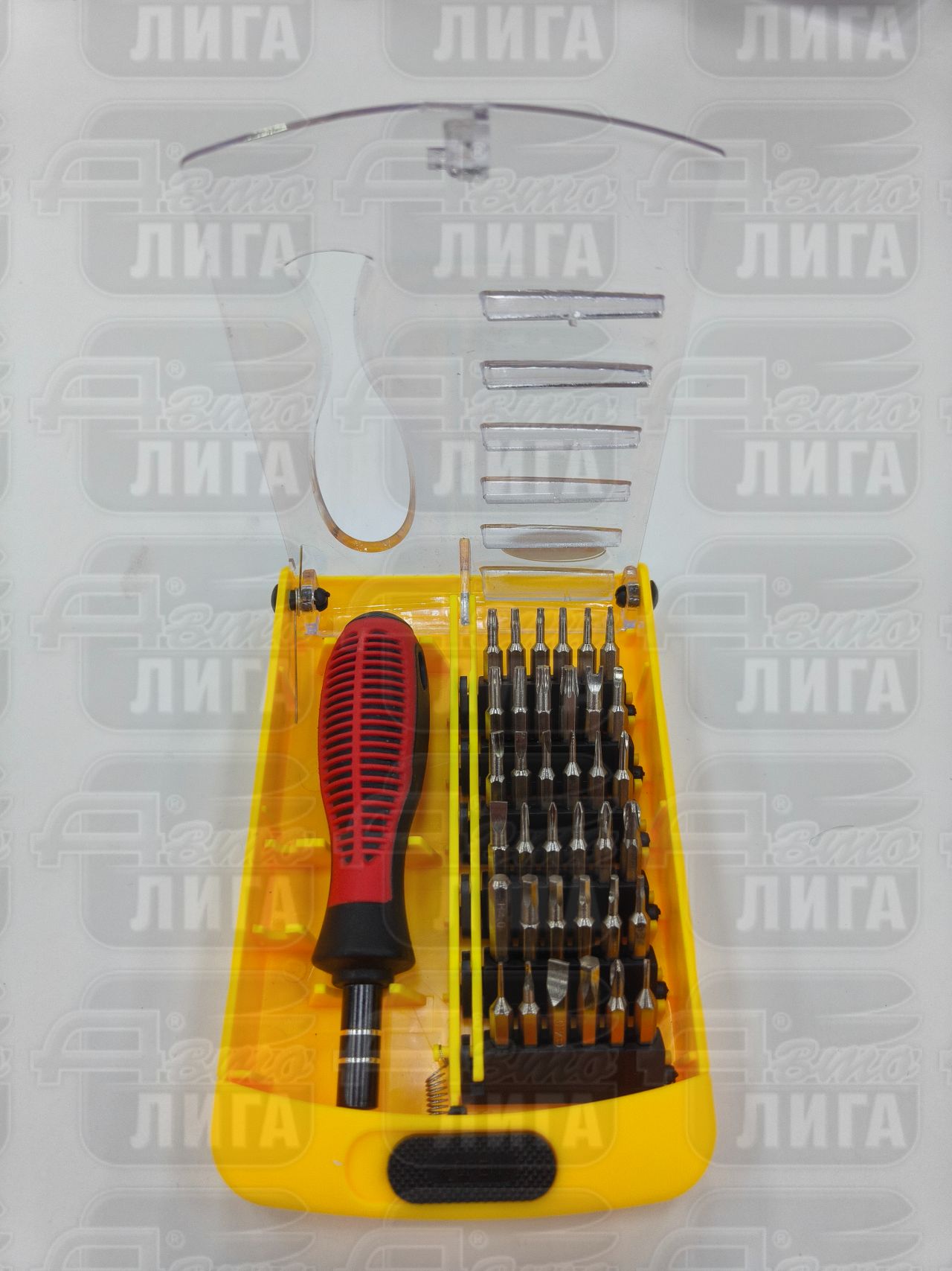 Наборная отвертка для точечных работ REXANT 37 предметов 12-4702