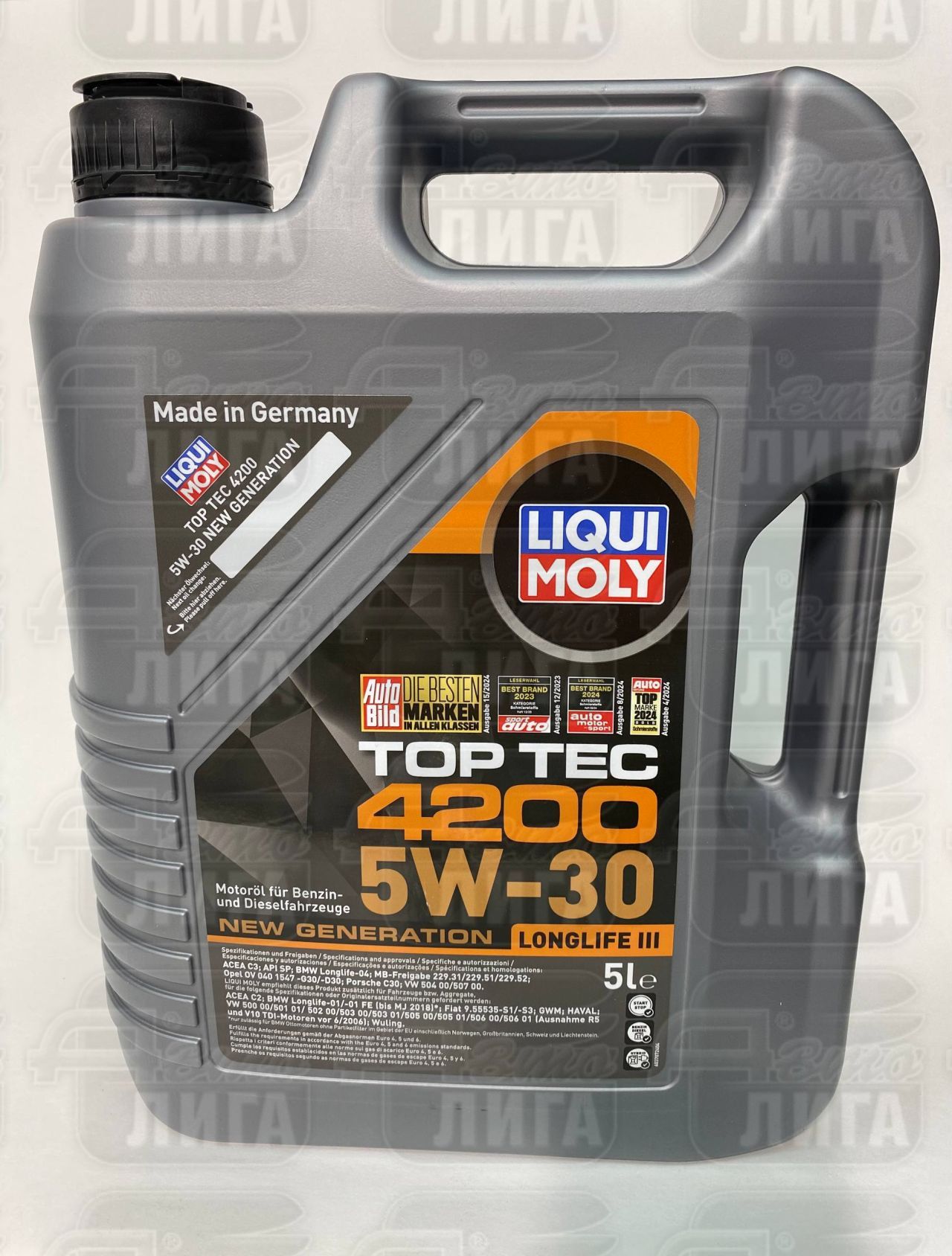 Масло моторное Liqui Moly Top Tec 4200 5W-30 5л 7661/3707