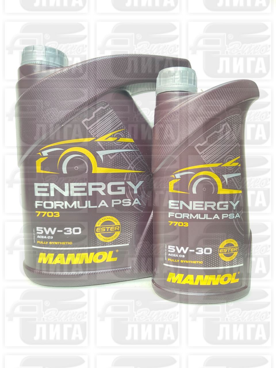 Масло моторное Mannol Energy Formula PSA 5W-30 4л+1л в подарок Акция!