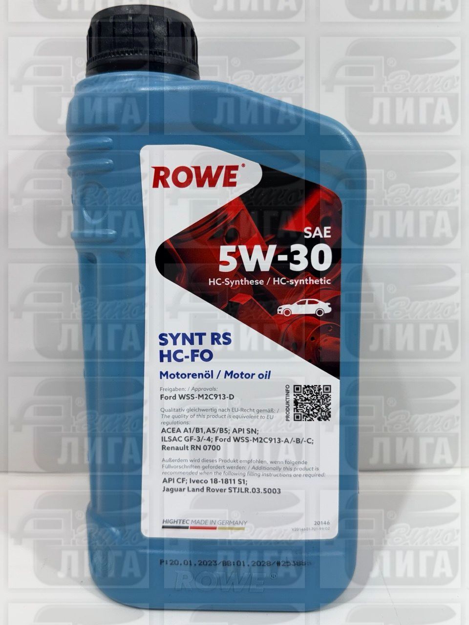 Масло моторное Rowe Hightec Synt RS HC-FO 5W-30 1л