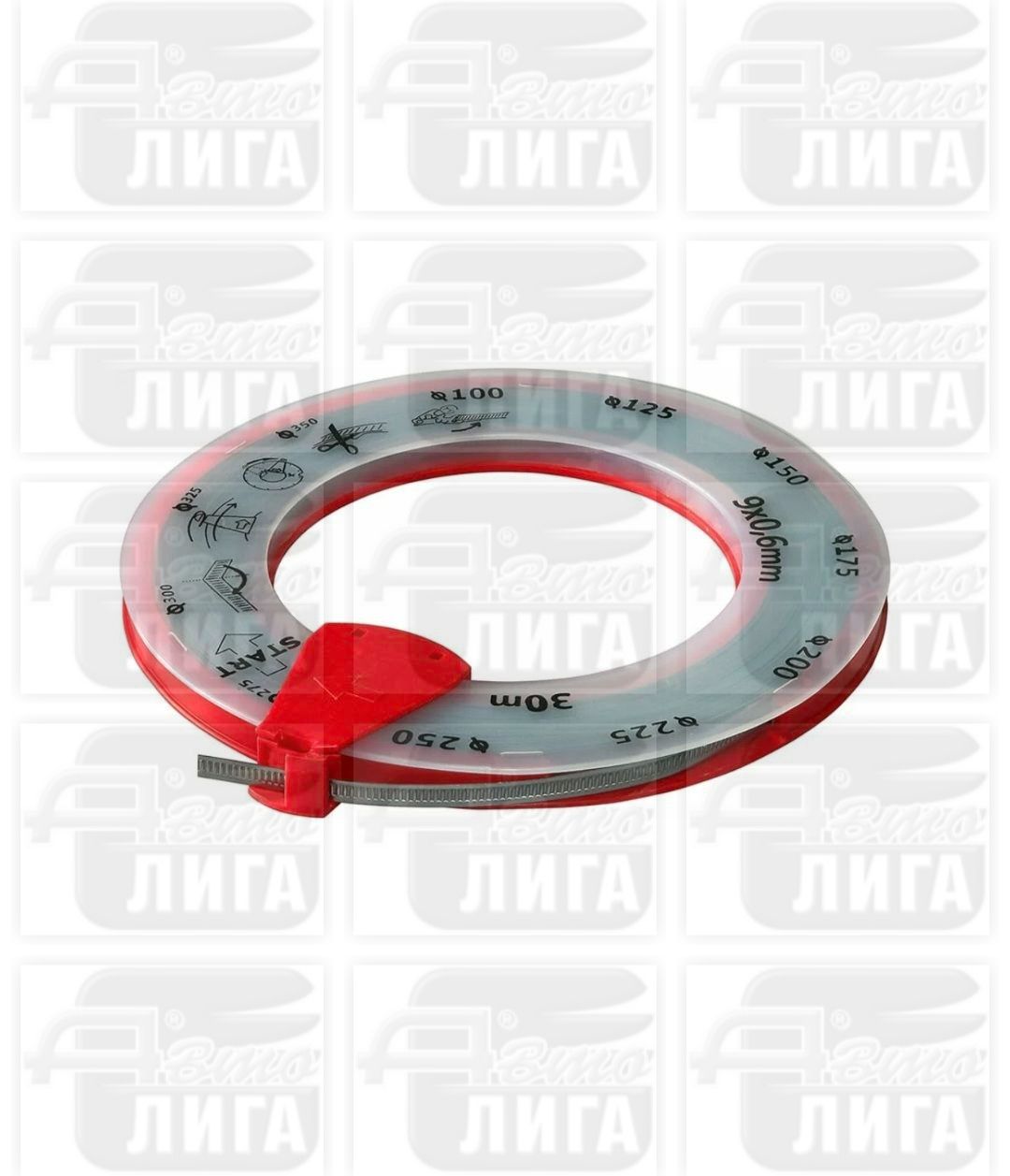 Ленточный хомут TEX 9 мм, 30 м, W2 УФ-00005171