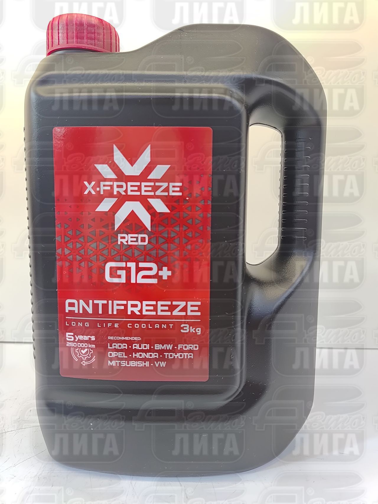 Антифриз X-Freeze красный G12+ 3кг