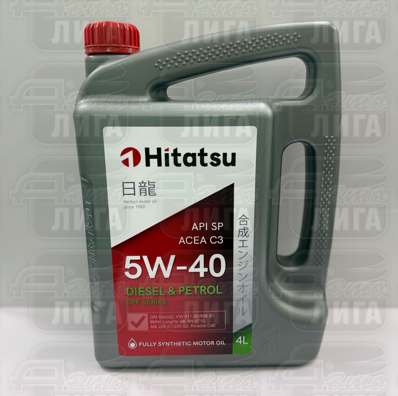 Масло моторное Hitatsu Diesel & Petrol DPF 5W-40 4л