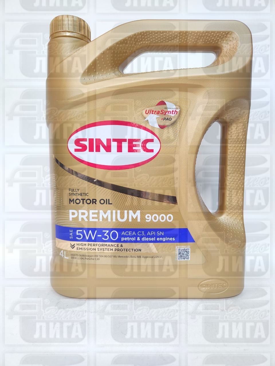 Масло моторное Sintec Premium 9000 C3 5W-30 4л